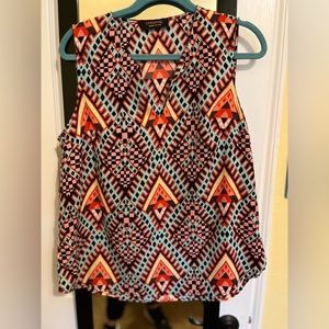 Renee C. Colorful blouse size L